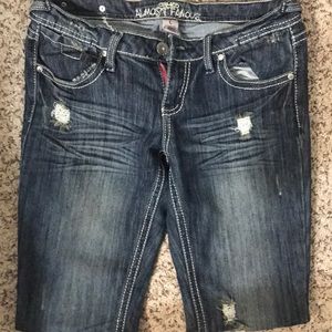 Lightly distressed jeans